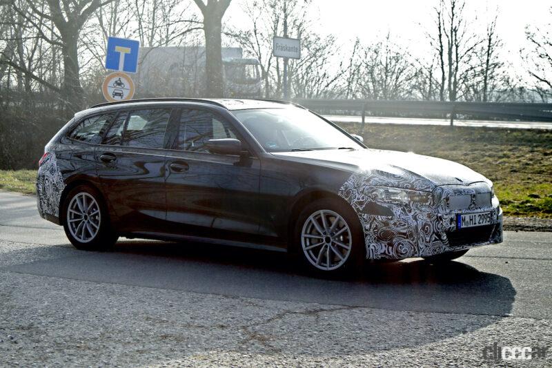 「BMW 3シリーズ「ツーリング」改良型をスクープ！上から下に降りる新LED採用」の5枚目の画像