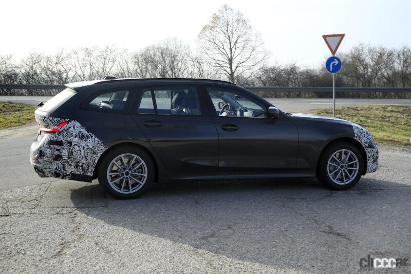 「BMW 3シリーズ「ツーリング」改良型をスクープ！上から下に降りる新LED採用」の6枚目の画像