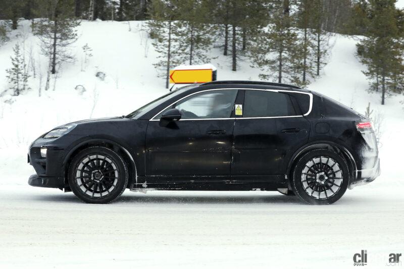 「ポルシェ マカン、EV版は新車名採用の可能性も!? 最新プロトタイプが豪雪地帯でテスト中」の6枚目の画像