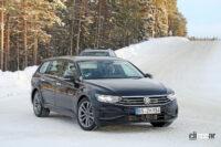 VWパサートの全長が伸びた！次期型プロトタイプを初スクープ - VW Passat Mule 2