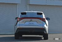 bZ4X真後ろスタイリング