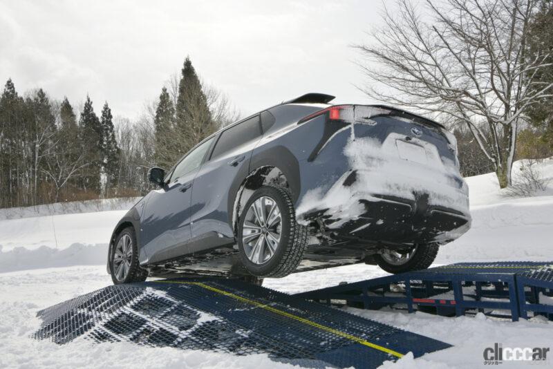「電気自動車で雪道を走るとどうなのか、スバル・ソルテラで試してみた」の4枚目の画像