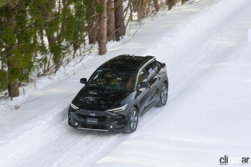 「電気自動車で雪道を走るとどうなのか、スバル・ソルテラで試してみた」の6枚目の画像