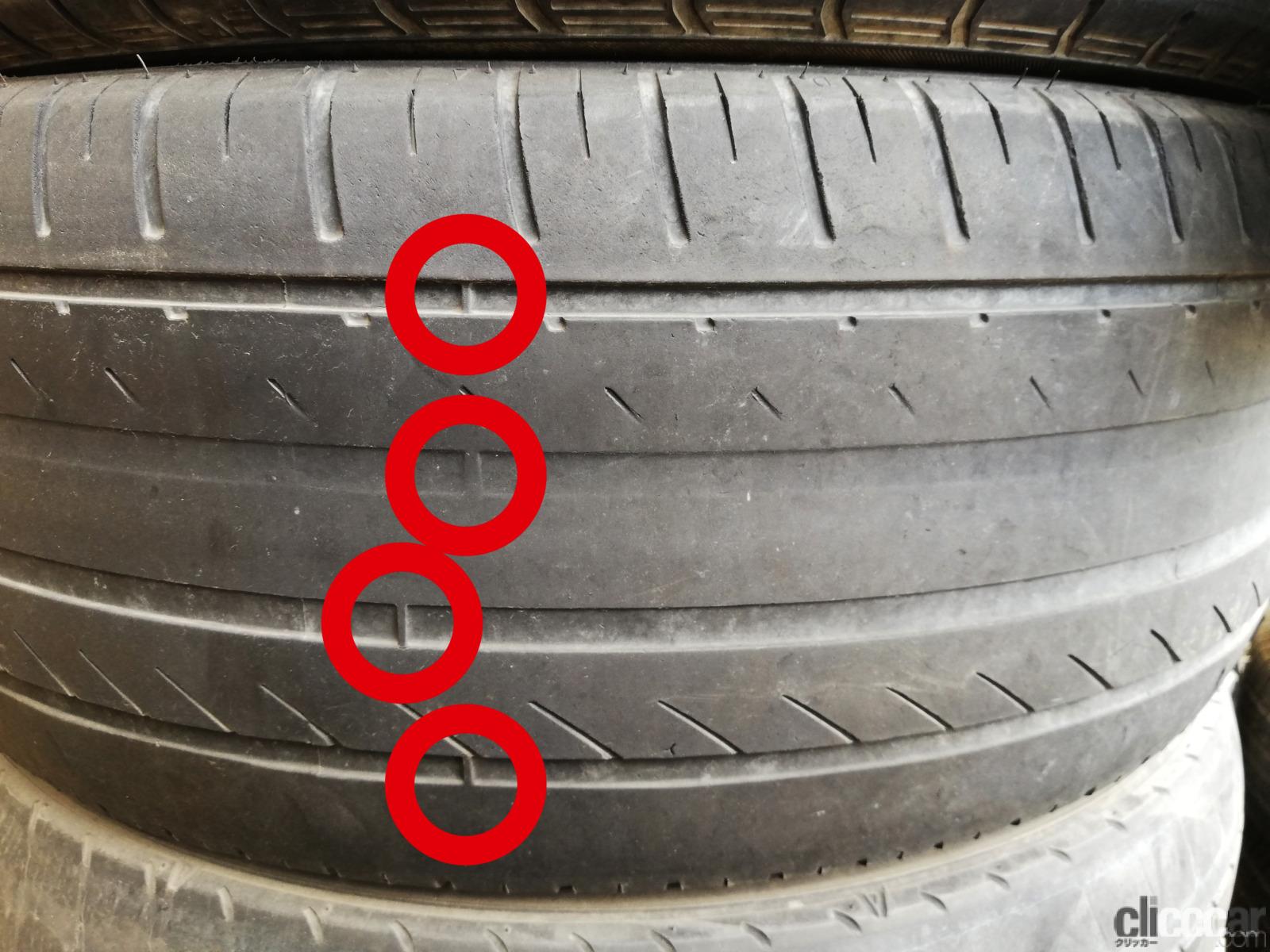 ぶっちゃけタイヤってどれだけ減ったら限界なの スリップサインが出るのは かなりヤバイ状況 Clicccar Com ぶっちゃけタイヤってどれだけ減ったら限界なの スリップサインが出るのは かなりヤバイ状況 Clicccar Com