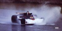 1977年F1日本GPテストでは豪雨の中でも、ファンに走りを披露。その後日本人最上位を記録。