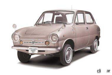 1967年に発売され人気を博したフロンテ360。２気筒→3気筒エンジンとなり、駆動方式もRRに変更