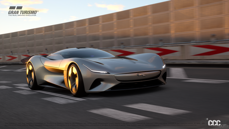 「ジャガーが最新のバッテリーEVのバーチャル・レーシングカー「Vision Gran Turismo Roadster」を発表」の1枚目の画像