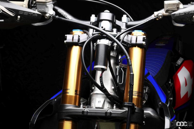 「バイクに電動パワステ？ヤマハが新開発したライダー支援技術「EPS」搭載マシンを全日本モトクロスに投入」の1枚目の画像