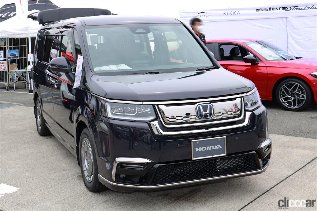 ホンダアクセスが発売前の新型step Wgn ステップワゴン 用純正オプションパーツを展示 モータファンフェスタ22 Clicccar Com ホンダアクセスが発売前の新型step Wgn ステップワゴン 用純正オプションパーツを展示 モータファンフェスタ22 Clicccar Com