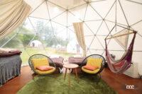 ラグジュアリーなドームテント