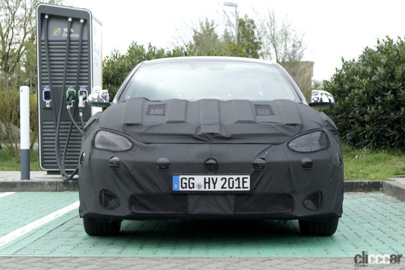 「照明技術にこだわり。ヒョンデ新型EV「アイオニック6」市販型は後部に注目」の1枚目の画像