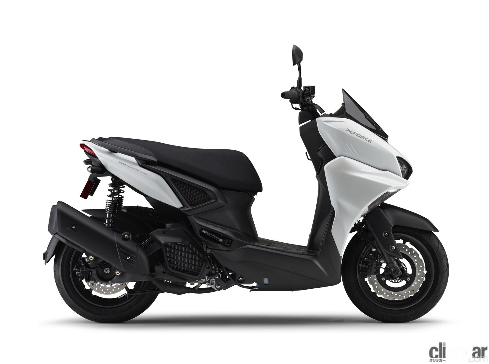 「ヤマハの軽二輪スクーター新型「Xフォース」は、可変バルブ採用の155ccエンジンやスマホ連携機能を搭載」の3枚目の画像