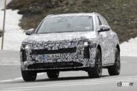 アルプスを颯爽と走る。アウディQ5改良型はフロントマスクが大変身 - Spy shot of secretly tested future car