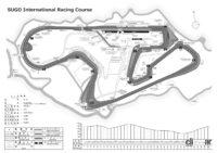 スーパーフォーミュラのレースをもっと楽しむための基礎知識。第5戦スポーツランドSUGOの「レース・フォーマット」 - SUGO_racing-course_layout