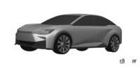 トヨタ次世代BEVセダン「bZ SND」外観デザインと内装を最速公開 - Toyota-bZ-SDN-Pattent-1