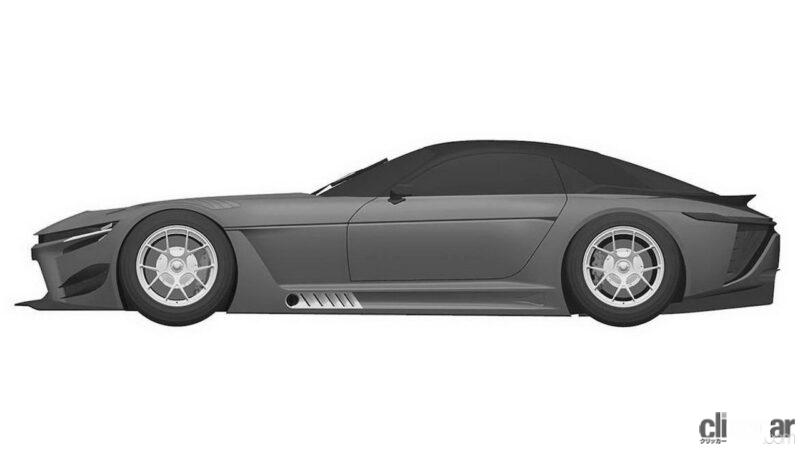 「マツダ「RX-9」との共同開発もある？トヨタ「GR GT3」市販型の特許画像がリーク」の5枚目の画像