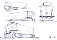 メルセデス・ベンツ次世代EVトラック、9月ワールドプレミアを予告 - Mercedes-eActros-LongHaul-Concept-2
