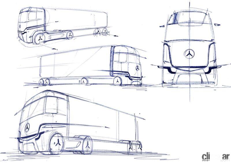 「メルセデス・ベンツ次世代EVトラック、9月ワールドプレミアを予告」の2枚目の画像