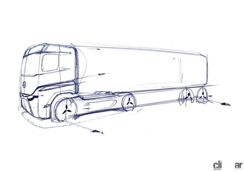 「メルセデス・ベンツ次世代EVトラック、9月ワールドプレミアを予告」の3枚目の画像