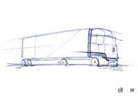 メルセデス・ベンツ次世代EVトラック、9月ワールドプレミアを予告 - Mercedes-eActros-LongHaul-Concept-4