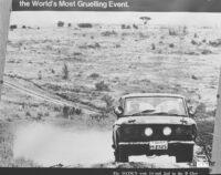 1966年ブルーバードSSがクラス優勝を遂げた第14回東アフリカ・サファリ・ラリー