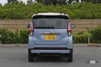 eKクロスEV 真後ろスタイリング