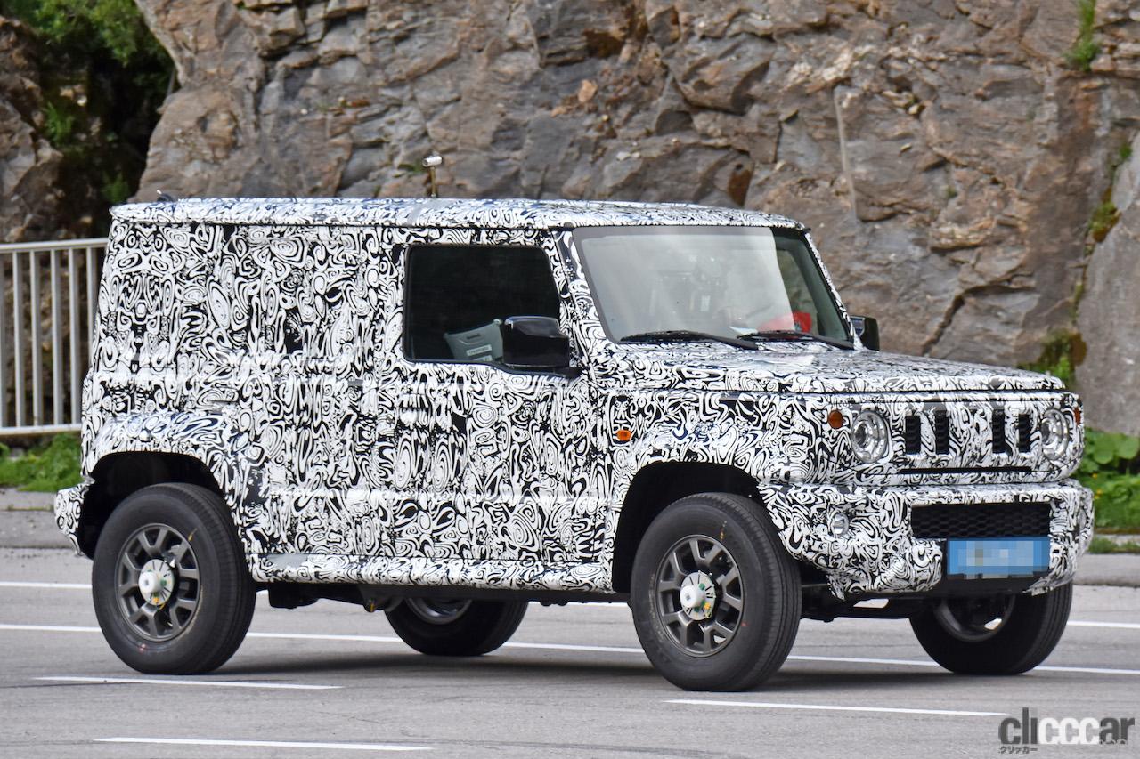 スズキ・ジムニー5ドア市販型をついに捕獲。マイルドハイブリッド採用