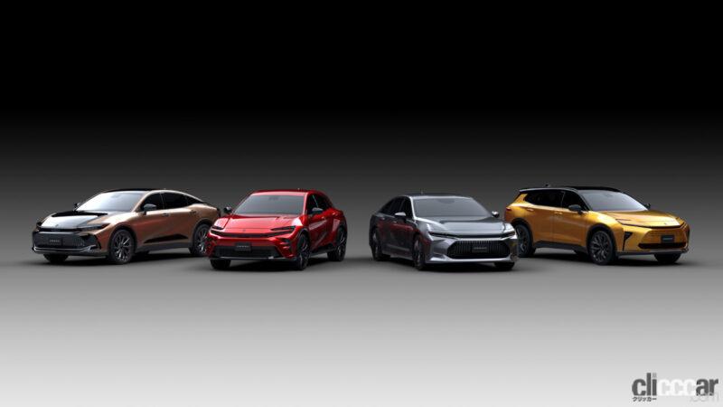 「トヨタ新型クラウンは「クロスオーバー」「スポーツ」「セダン」SUVの「エステート」の4タイプと発表」の3枚目の画像