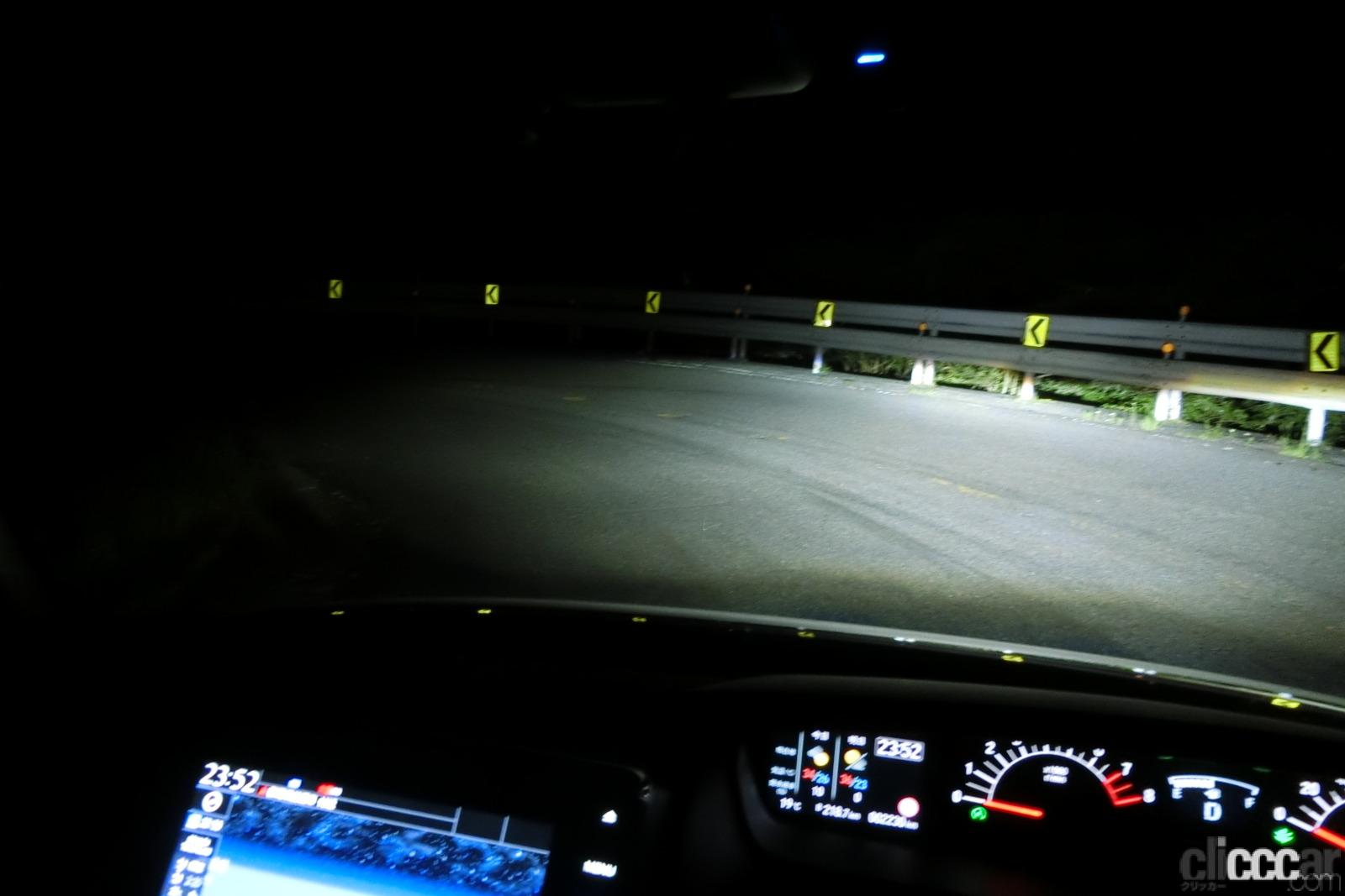 Light Front Switch Side Wt 画像 ホンダn Boxのヘッドライト オートハイビームは使えるか キャンセルの方法はある 新車リアル試乗3 3 ホンダn Box 夜間走行編 Clicccar Com