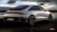 ヒョンデ新型EV「アイオニック6」、早くもシューティングブレークを設定？ - hyundai-ioniq-6-design-debut-back-end