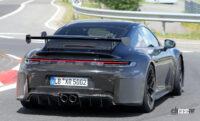 ポルシェ 911 GT3改良型を初出スクープ - Porsche 992 GT3 facelift 4