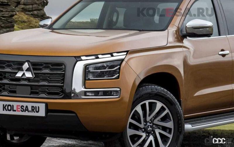 「三菱「L200」次期型のデザインを大予想。アウトランダーを意識したフロントマスクになる？」の1枚目の画像