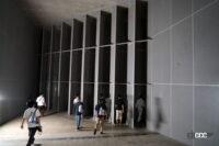 風洞内は巨大神殿のよう