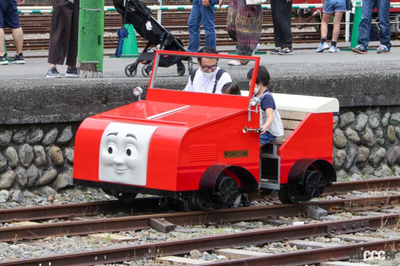 「2022年「トビー」も加わった大井川鐵道「きかんしゃトーマス号」にはこんな乗り物仲間も」の18枚目の画像