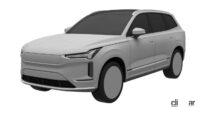 ボルボのフラッグシップSUV「XC90」後継モデル、車名は「EXC90」に？ 特許画像がリーク - volvo-exc90-patent-image-3