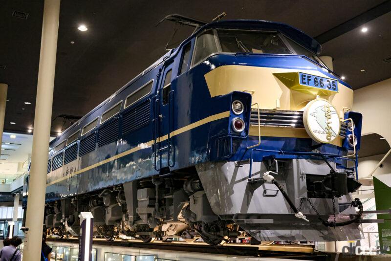 「京都鉄道博物館で国鉄最強の電気機関車EF66形27号機を特別展示中」の6枚目の画像
