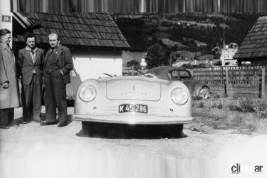 名車356とフェルディナント・ポルシェ（写真：ポルシェAG）