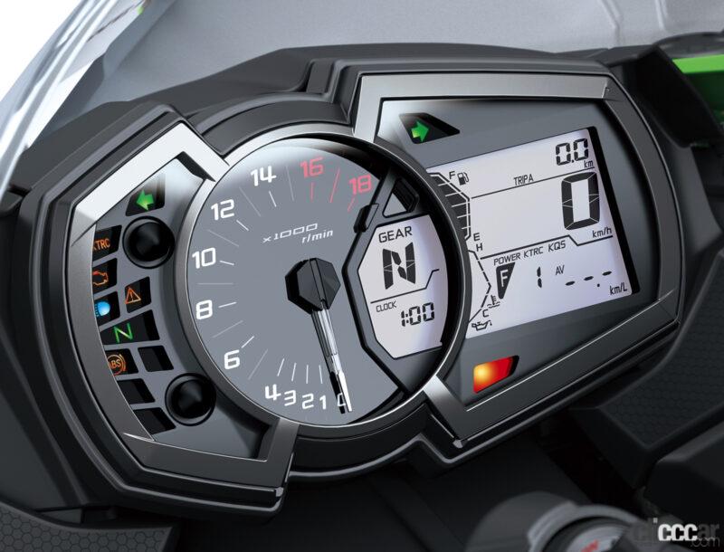 「カワサキ「ニンジャZX-6R KTRエディション」に2023年モデル登場。636ccスーパースポーツにレーシーな新色を採用」の7枚目の画像