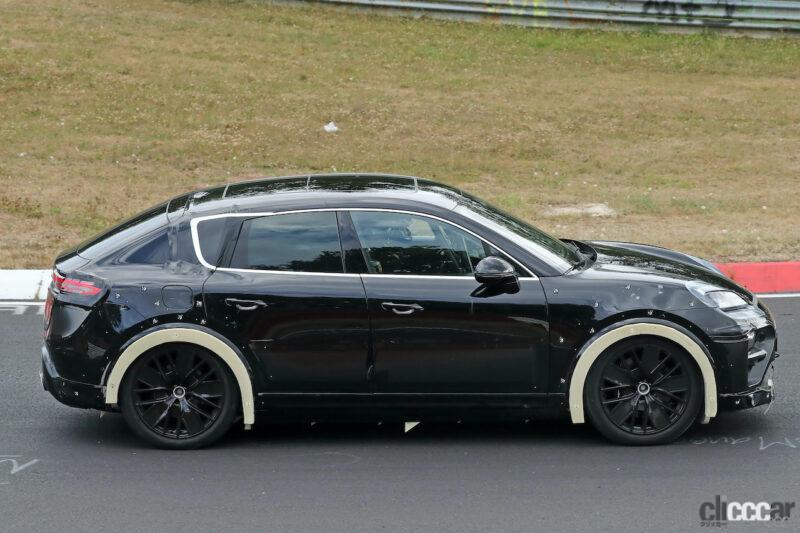 「ポルシェ マカンEVがド迫力ホイールエクステンション初装着。最大700馬力、航続距離は500km以上」の6枚目の画像