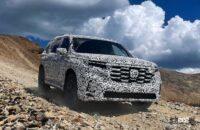 ホンダ「パイロット」次期型デザイン見えた。「トレイルスポーツ」開発車両が公式リーク - honda-pilot-trailsport-teasers-descent-testing