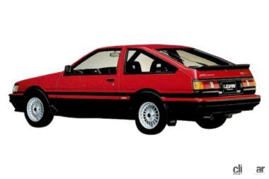 1983年に登場したトヨタのカローラレビン（AE86型）。ハチロクと呼ばれた名車
