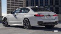 さよならV8。BMW「5シリーズ」次期型、直6プラグインハイブリッドを採用へ - 2024-bmw-5-series-rendering-rear