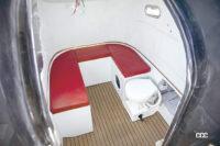 バウキャディにはミニキャビンが用意されトイレットもある