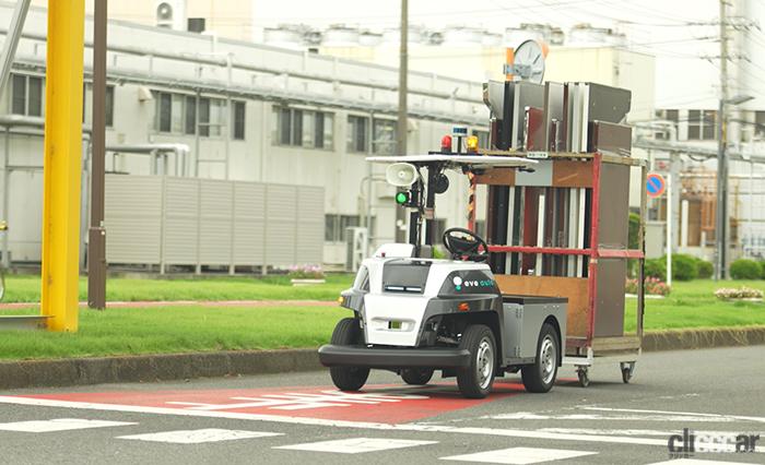 「ヤマハ発動機グループの自動搬送サービス「eve auto」が、パナソニックの工場に試験導入」の1枚目の画像