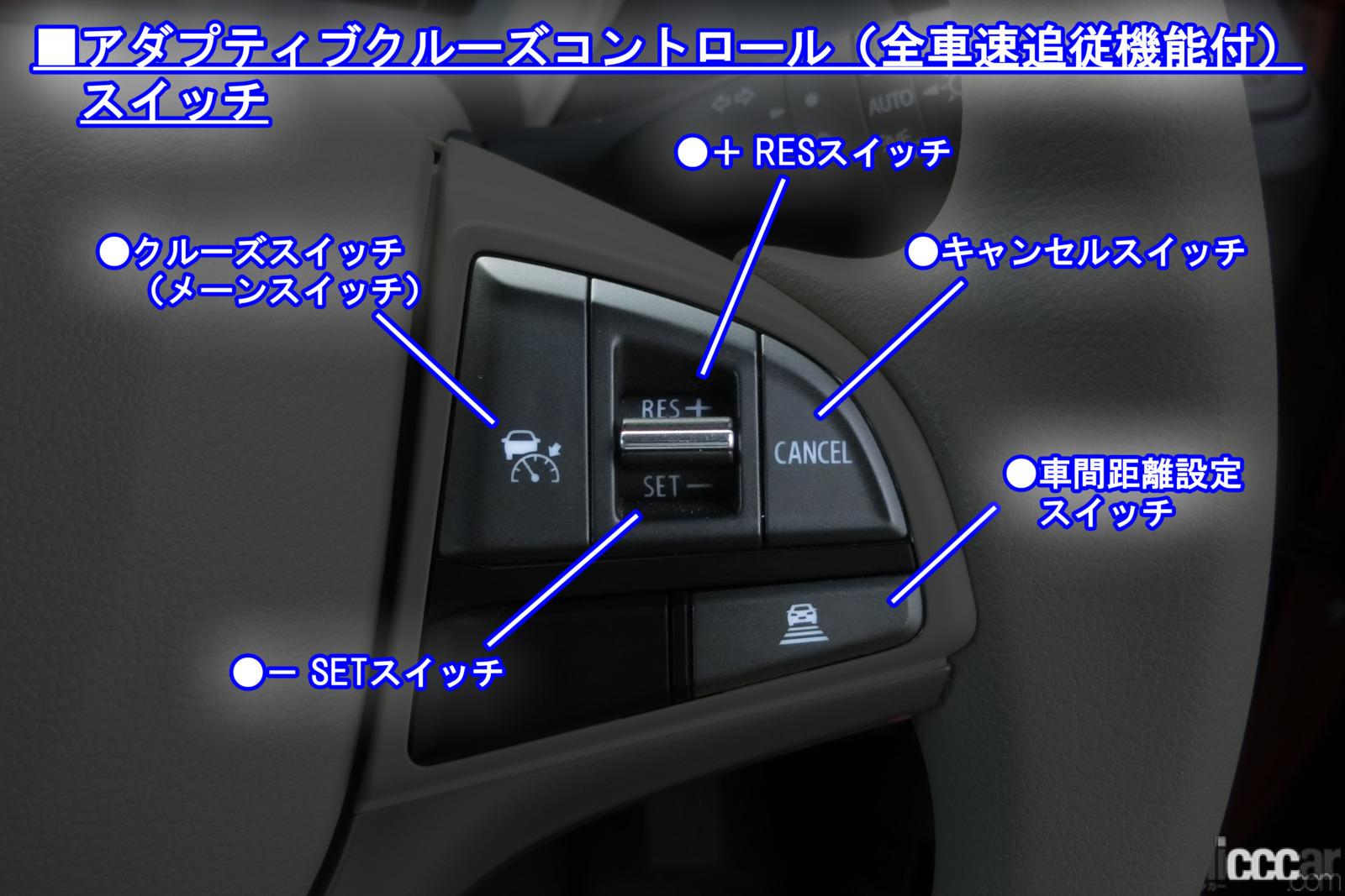 sss 15 acc steering switch wt 画像｜ワゴンRスマイルの「スズキセーフティサポート」機能・性能はいかに？【新車