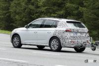 シュコダ「カミック」改良型、VWの1.5 TSI Evo2エンジンを搭載か？ - Spy shot of secretly tested future car