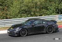 ポルシェは電動化でどうなる？「911GTSハイブリッド」を初スクープ - Porsche 992.2 GTS Hybrid 17
