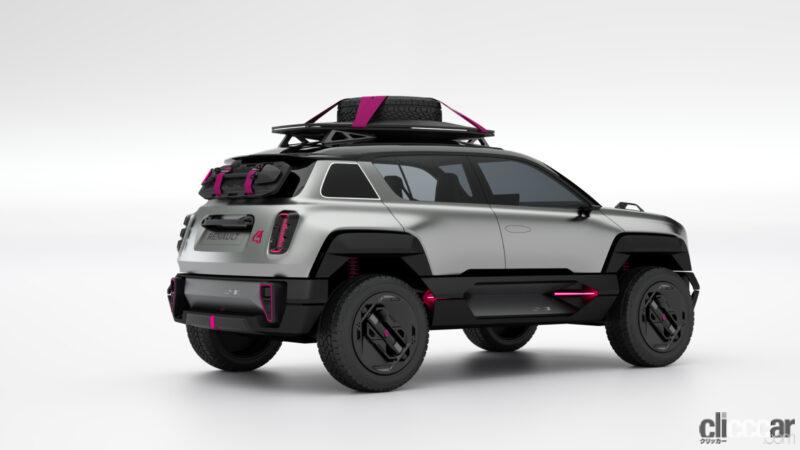 「新しいルノー キャトルは電気で走る小型SUVに。次期型を示唆するコンセプトカーが初公開」の9枚目の画像