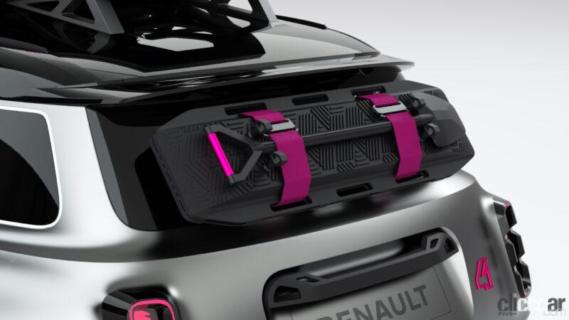 「新しいルノー キャトルは電気で走る小型SUVに。次期型を示唆するコンセプトカーが初公開」の4枚目の画像