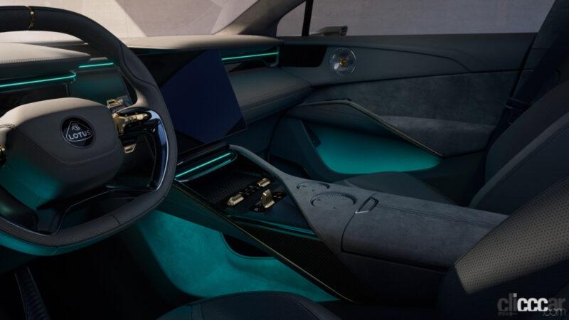 「ロータスが放つ新型EV「エレトレ」の全貌が明らかに。約1500万円の電動SUVは905馬力を発生！」の22枚目の画像